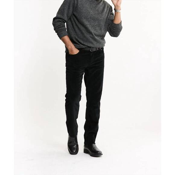 NEW JACHS NEW YORK stretch fleece crewneck sweater in charcoal fleece